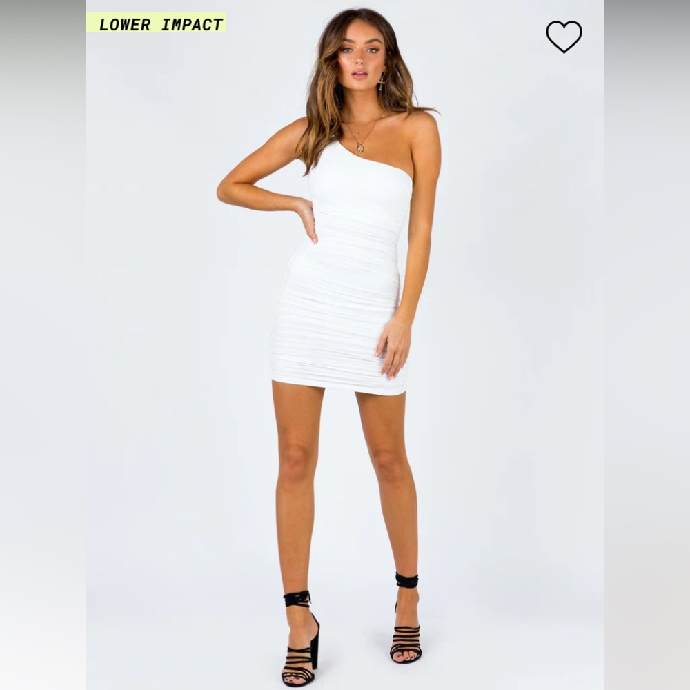 Princess Polly- Jocasta Mini Dress White